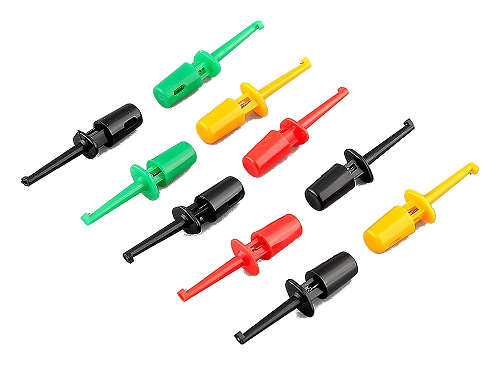 Miniature Hook Test Clip Probe - Black ***LOCAL STOCK***