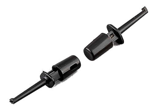 Miniature Hook Test Clip Probe - Black ***LOCAL STOCK***