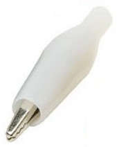 Crocodile Clips for Test Leads White ***LOCAL STOCK***