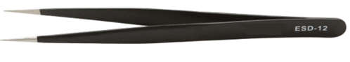 Tweezers Stainless Steel Non-Static ESD-12 ***LOCAL STOCK***