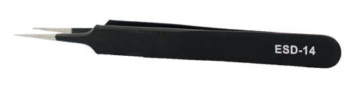Tweezers Stainless Steel Non-Static ESD-14 ***LOCAL STOCK***