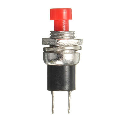 PBS-110 7mm Lockless Momentary Push Button Switch RED ***LOCAL STOCK***