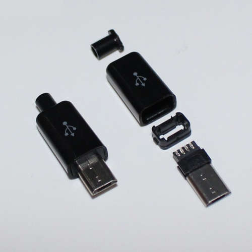 USB Male Micro 4P DIY Connector ***LOCAL STOCK***