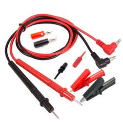 Multimeter 10A 1000V Test Lead Probes Hooks and Crocodile Clips Full Kit ***LOCAL STOCK***