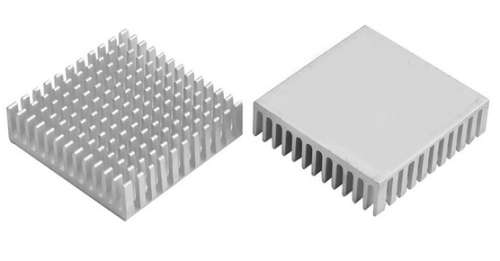 Heatsink 40 x 40 x 11mm Aluminium Silver Heat Sink Saw Tooth ***LOCAL STOCK***