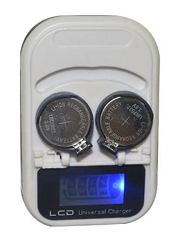 Battery Charger Dual 3.6V Lithium Button Battery LIR2032 ***LOCAL STOCK***