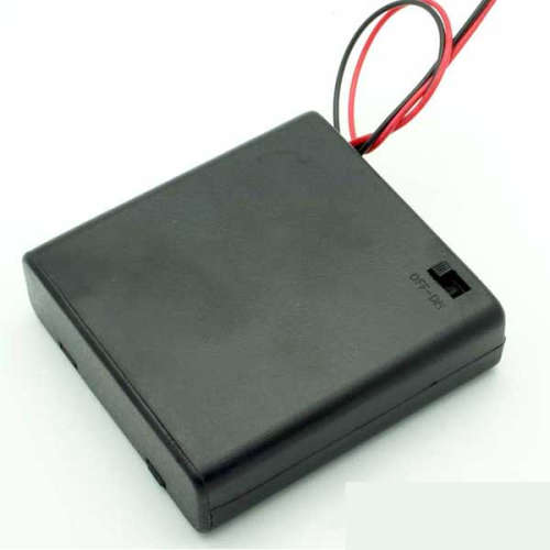 Battery Holder 4 x AA Box with Switch ***LOCAL STOCK***