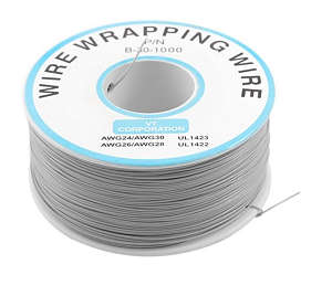 PCB 30 AWG Wrapping Wire 5m - Grey ***LOCAL STOCK***