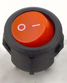 KCD5-105 Round Rocker Switch 15mm 250V 3A SPST ON OFF Red ***LOCAL STOCK***