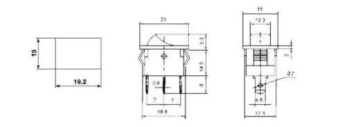 KCD1-102N Rocker Switch 250V 6A SPST ON OFF Illuminated Red ***LOCAL STOCK***