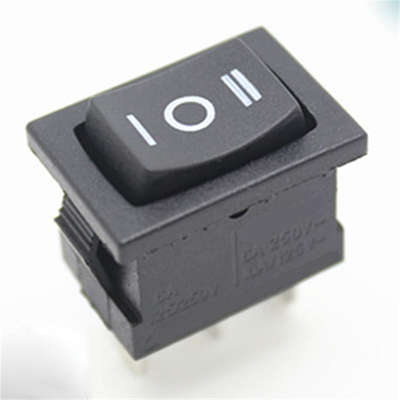 KCD1-103 Rocker Switch 3 Pin 250V 6A SPDT ON OFF ON Black ***LOCAL STOCK***