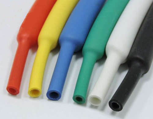 Heat-shrinkable tube insulation, thickened 2:1 1.5mm Ø per metre - Black ***LOCAL STOCK***