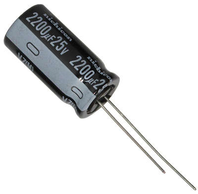 2200uF 25V Electrolytic Capacitor **LOCAL STOCK***