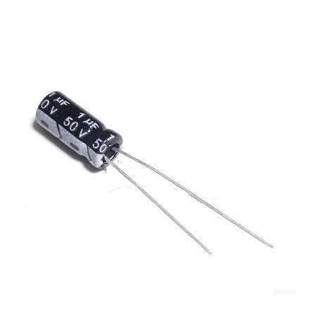 1uF 50V Electrolytic Capacitor ***LOCAL STOCK***