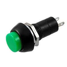 PBS-11A 12mm Self Locking Push Button Switch 250V 1A - Green ***LOCAL STOCK***