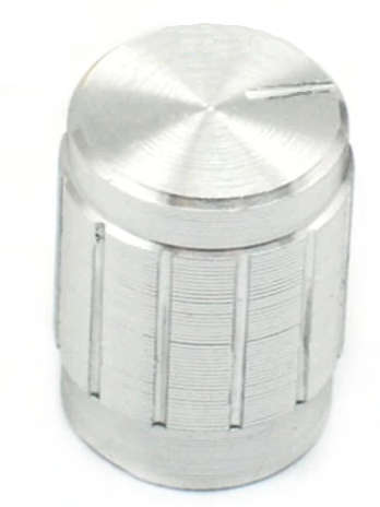 Aluminum Alloy Potentiometer Volume Control Knob 15 X 17mm - Silver ***LOCAL STOCK***