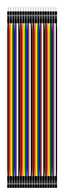 40Pcs 30cm 2.54mm Male to Female Dupont Cable for Arduino ***LOCAL STOCK***