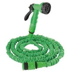 Flexible Hose Pipe & Spray Gun BLUE and GREEN (15m / 50 Ft )