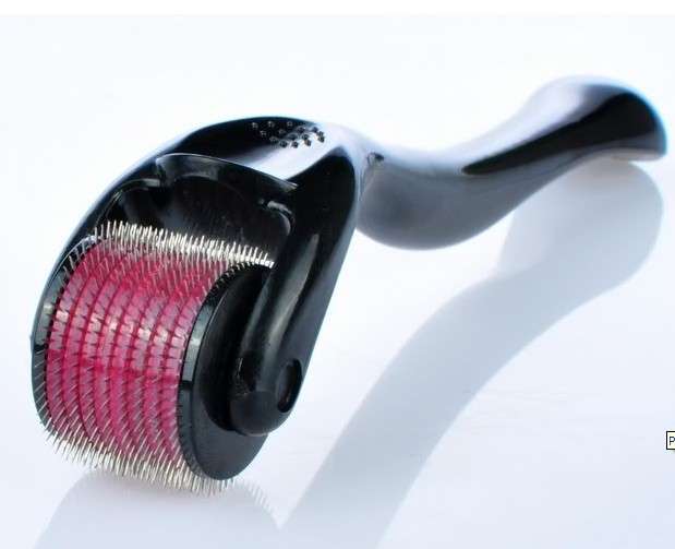 1.0mm Needles Derma MicroNeedle Skin Face Scars Acne Wrinkle Roller Black