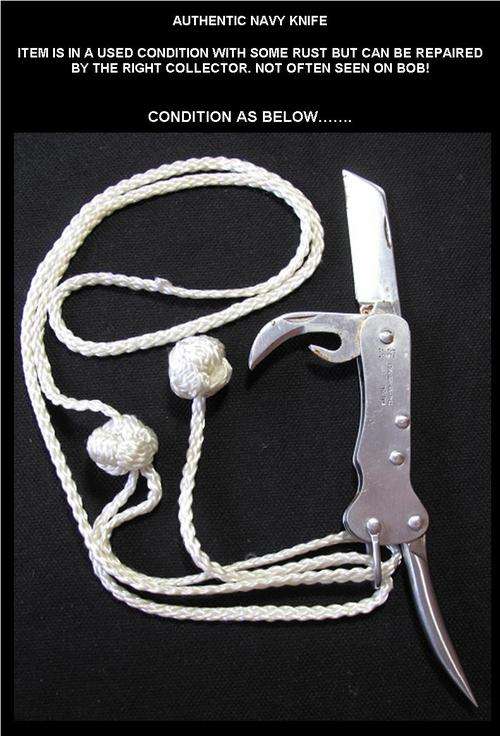 # AUTHENTIC NAVY KNIFE #