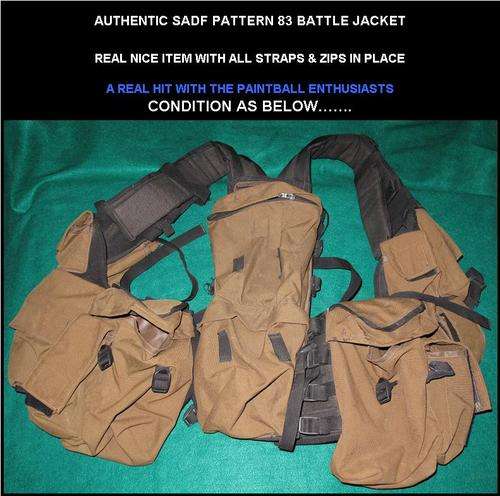 # AUTHENTIC PATTERN 83 SADF BATTLE JACKET #