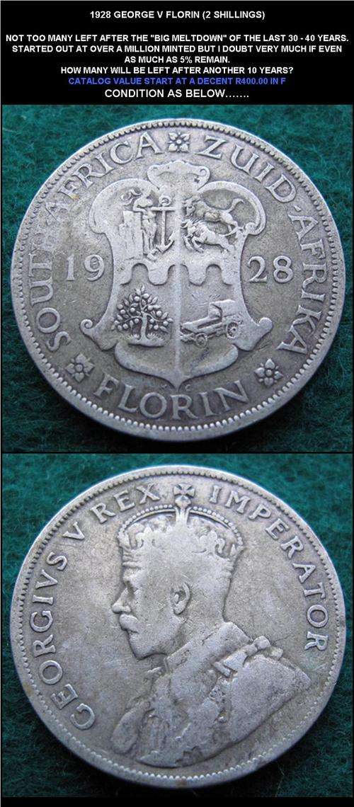 # 1928 GEORGE V FLORIN (2 SHILLINGS) #