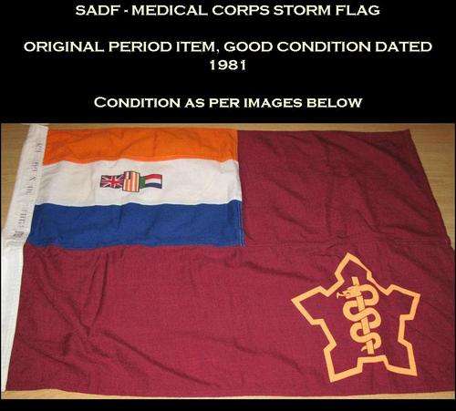 SADF - MEDICAL CORPS STORM FLAG