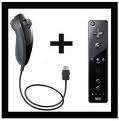 BRAND NEW BLACK WII REMOTE & NUNCHUCK