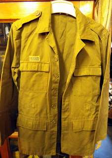 OLD SOUTH AFRICAN ARMY BUSH JACKET SIZE X-SMALL