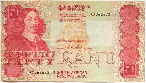 SOUTH AFRICA 1990 C L STALS 50 RAND REPLACEMENT NOTE