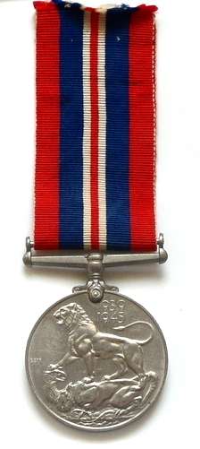WORLD WAR 2 1939-45 WAR MEDAL - UNNAMED