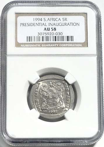 1994 PRESIDENTIAL INAUGURATION R5 NGC AU58