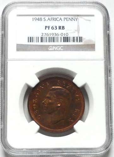 1948 PENNY PROOF PF63RB NGC