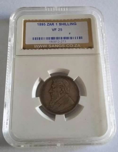1895 ZAR AHILLING SANGS VF25
