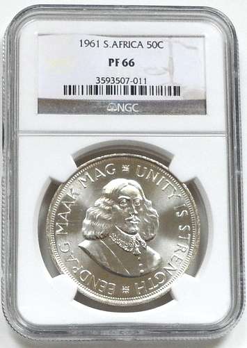 1961 50 CENT NGC PF66
