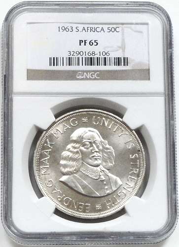 1963 50 CENT NGC PF65