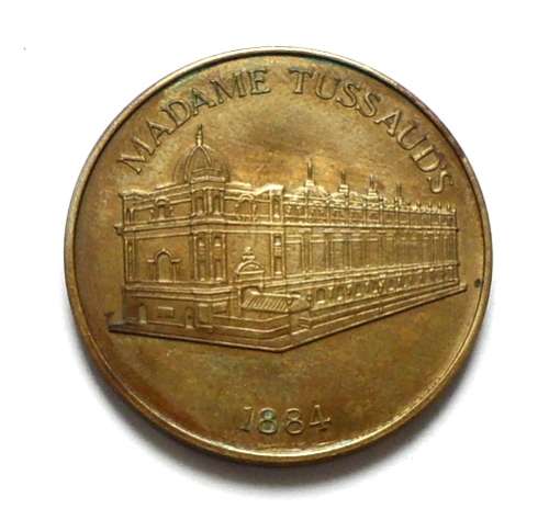 1884 MADAME TUSSAUD MEDALLION