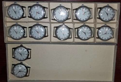 1960'S MILDURA DATE GENTS HANDWIND WATCH NEW/OLD STOCK BID PER WATCH (12 AVAILABLE)
