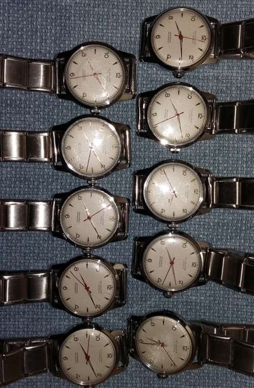 1960'S MILDURA GENTS HANDWIND WATERPROOF  WATCH NEW/OLD STOCK BID PER WATCH (10 AVAILABLE)
