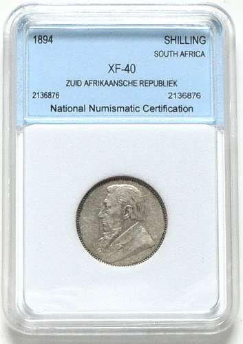 1894 SHILLING NNC XF40