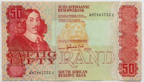 G P C DE KOCK 1984 50 RAND