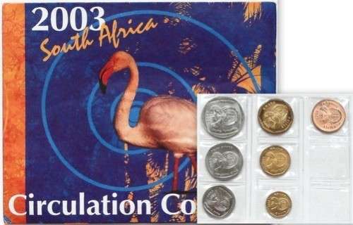 2003 CIRCULATION COIN SET REPUBLIC OF SOUTH AFRICA SAM