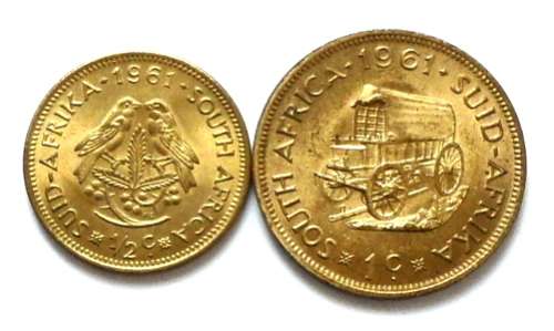 1961 1/2 + 1 CENT **EXCELLENT**