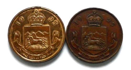 SOUTH AFRICAN 1925 PRINCE EDWARD MEDALLION X 2