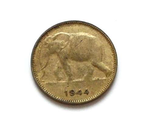 1944 BELGIAN CONGO FRANC