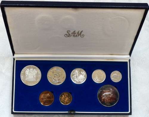 1989 RSA SHORT PROOF SET **SILVER RAND**  S A M BOX