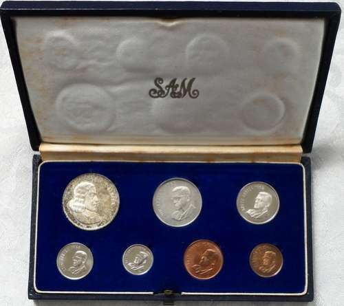 1968 RSA SHORT PROOF SET **SILVER RAND**   S A M BOX