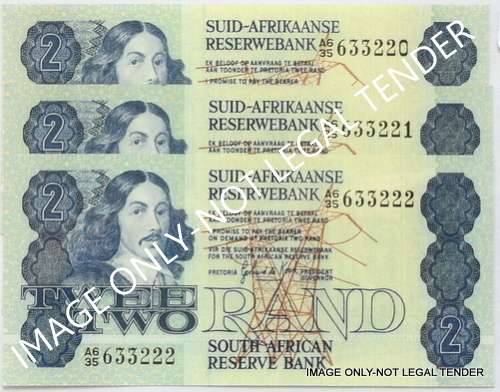 G P C  DE KOCK 1981 2 RAND EF+ (3 NOTES SEQUENCE)