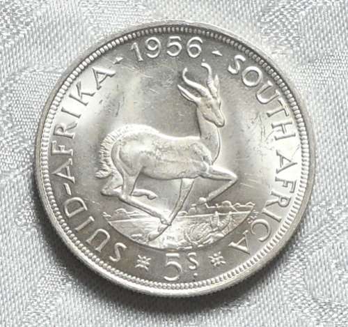 1956 5 SHILLING UNC