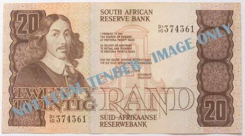 GPC DE KOCK 1981 20 RAND 2ND ISSUE VF+